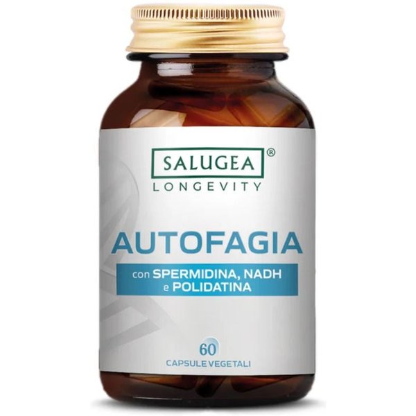Salugea Longevity Autofagia - Integratore Alimentare Con Spermidina, Nadh E Polidatina, 60 Capsule-image