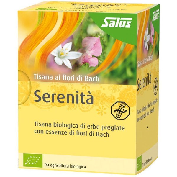 Salus Tisana Fiori Bach Serenita 15 Bustine - Tisana Biologica Per Insonnia, 30G-image