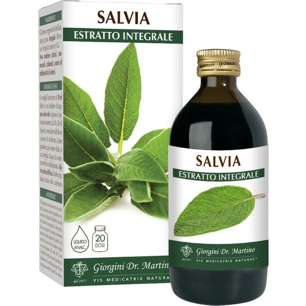 Dr. Giorgini Salvia Estratto Integrale Integratore Disturbi Menopausa, 200Ml-image
