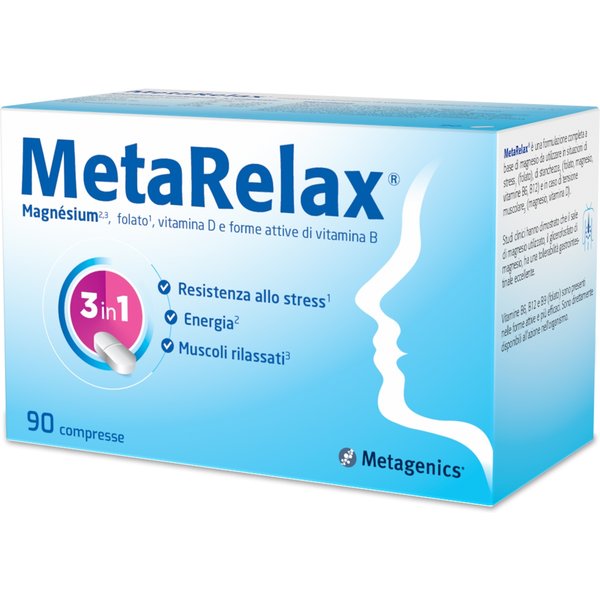 Metagenics Metarelax Per Stress Stanchezza E Tensione Muscolare, 90 Compresse-image