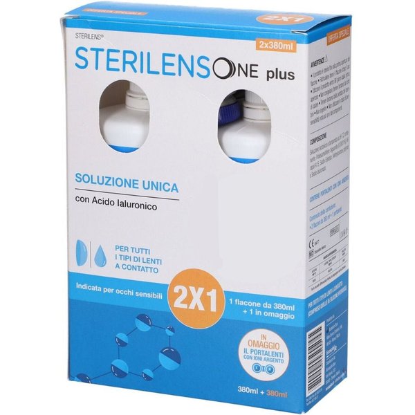 Sterilens One Plus Bipack Soluzione Unica Lenti A Contatto, 2 X 380Ml-image