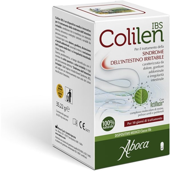 Aboca Colilen Ibs Dispositivo Medico Sindrome Dell'intestino Irritabile Apparato Gastrointestinale, 60 Opercoli-image