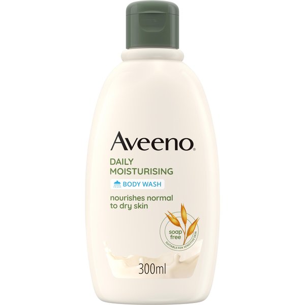 Aveeno Bagnoschiuma Daily Moisturising Bagnodoccia Idratante Per Pelli Normali E Sensibili All'avena, 300Ml-image