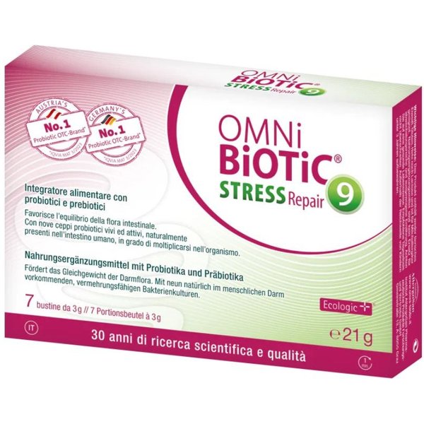 Institut Allergosan Omnibiotic Stress Repair Integratore Alimentare, 7 Bustine-image