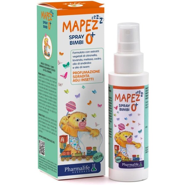Pharmalife Research Mapez Spray Bimbi 0+ Anti-Zanzare, 100Ml-image