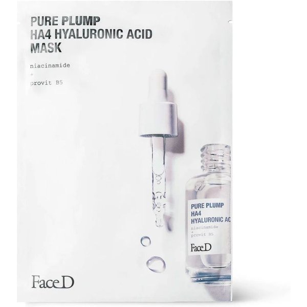 Face D Pure Plump HA4 Hyaluronic Acid Mask Maschera Viso, 1 Pezzo-image