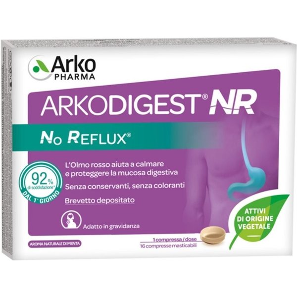 ArkoPharma Arkodigest - NR No Reflux Integratore Alimentare, 16 Compresse-image
