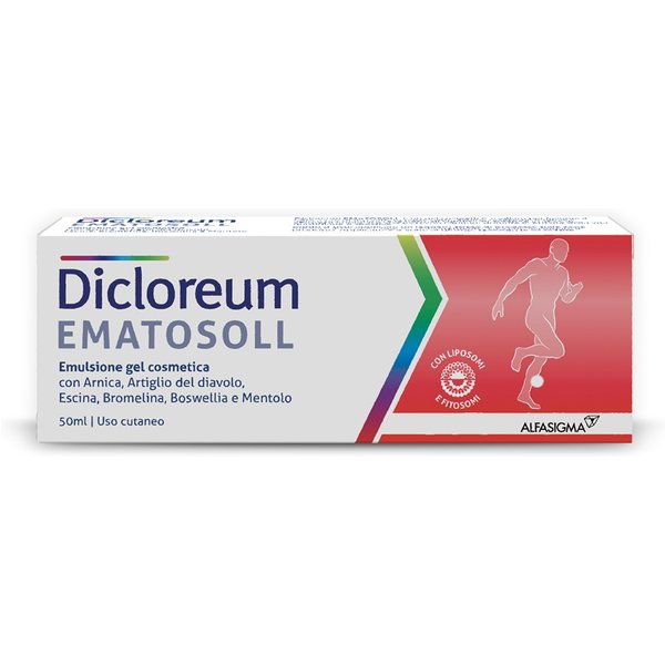 Dicloreum Ematosoll Gel Emulsione Contrasti E Piccole Contusioni, 50Ml-image