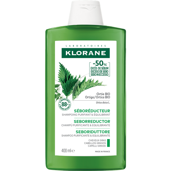 Klorane Ortica - Shampoo Seboriduttore Capelli Grassi, 400Ml-image