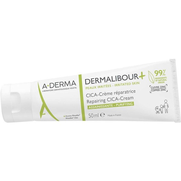 A-Derma Dermalibour+ - Cica-Crema Riparatrice Ristrutturante Purificante, 50Ml-image