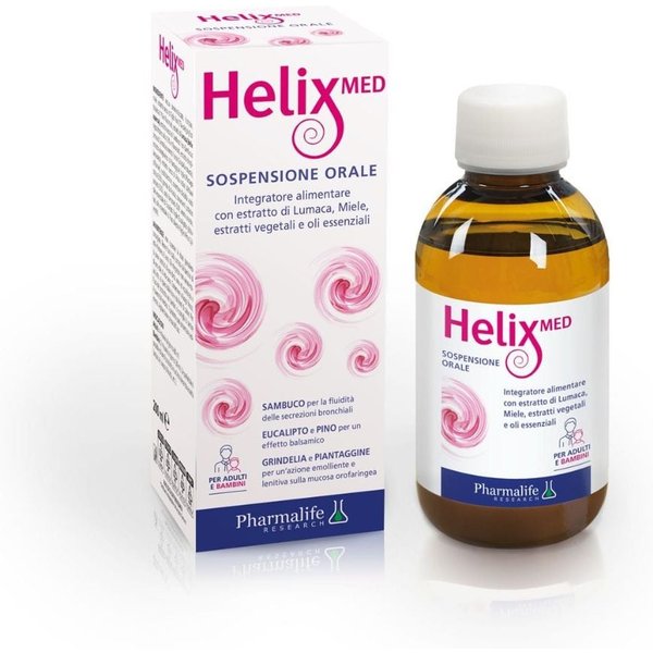 Pharmalife Research Helix Med Sospensione Orale Integratore Secrezioni Bronchiali, 200Ml-image