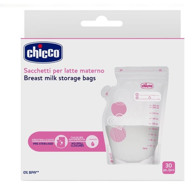 Chicco Sacchetto Per Latte Materno, 30 Sacchetti-image