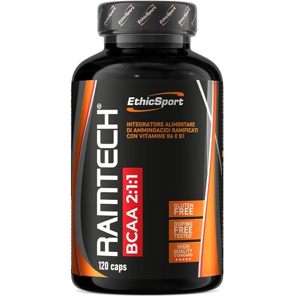 Ethicsport Ramtech Bcaa 2:1:1 Integratore Per Il Recupero, 120 Capsule-image
