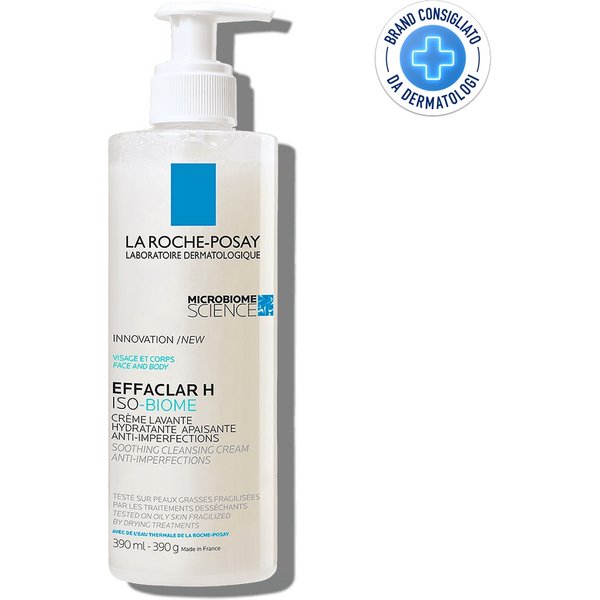 La Roche Posay Effaclar - H Detergente Iso Biome Crema Lavante Lenitiva, 400Ml-image