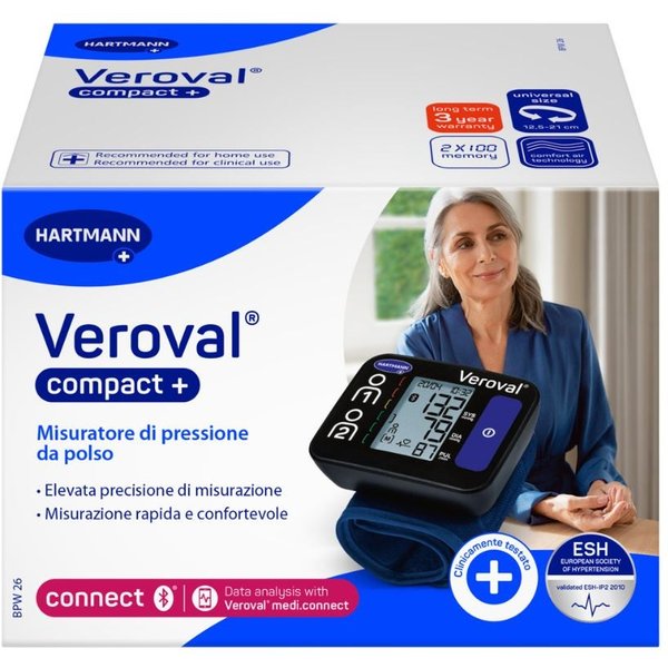 Hartmann Veroval Compact+ Misuratore Di Pressione Da Polso-image