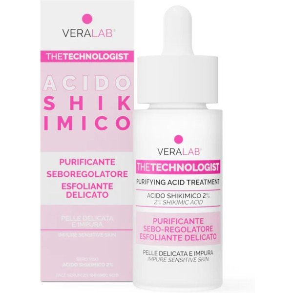 VeraLab The Technologist - Acido Shikimico Siero Antimperfezioni Pelli Delicate Impure, 30Ml-image