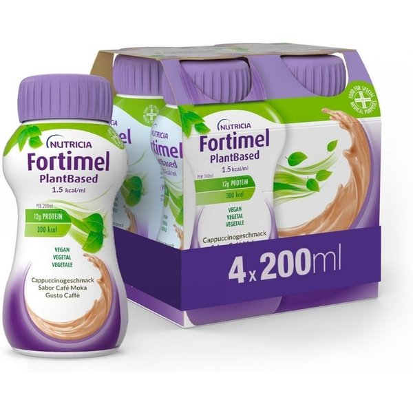 Nutricia Fortimel Plantbased Energy Supplemento Nutrizionale Ipercalorico Normoproteico Gusto Caffè, 4X200Ml-image