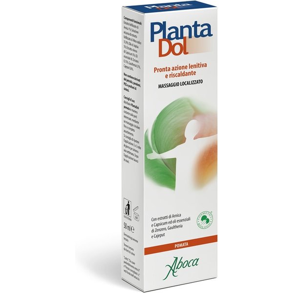 Aboca Plantadol Pomata Cosmentico Biologico Muscoli Articolazioni E Tessuto Osseo, Azione Lenitiva E Riscaldante, 50Ml-image