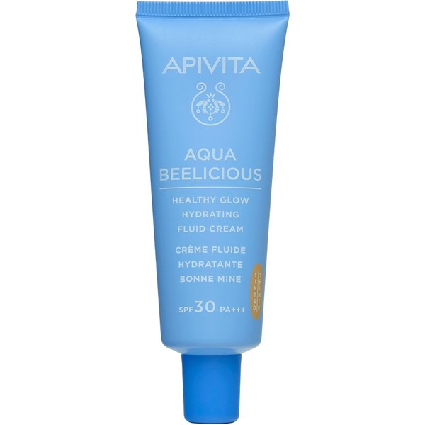 Apivita Aqua Beelicious - Crema Colorata Idratante Healthy Glow SPF30, 40Ml-image