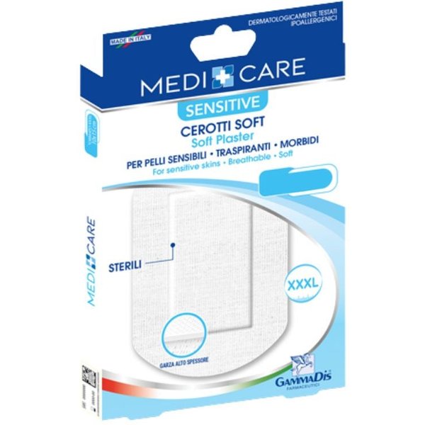 Gammadis Farmaceutici Medicare - Cerotti Soft Sensitive 7,5 X 5Cm, 5 Cerotti-image