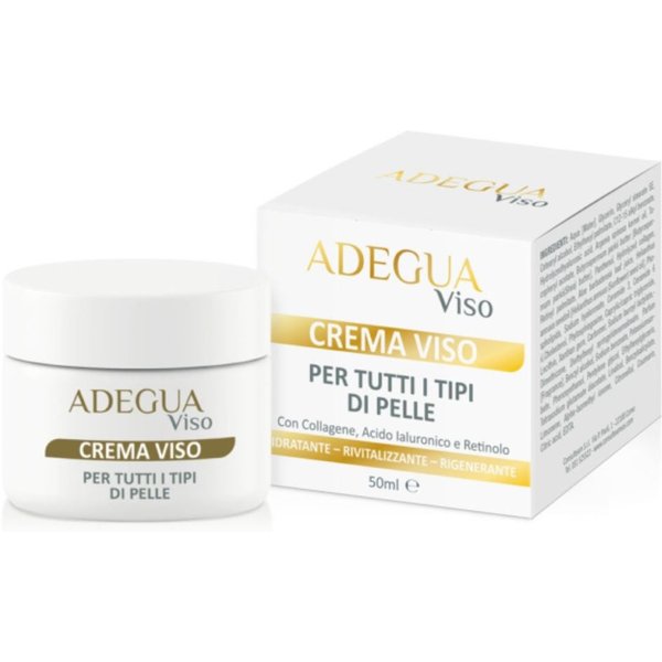 Adegua Crema Viso Idratante Rivitalizzante Rigenerante, 50Ml-image