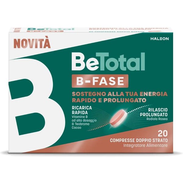 BeTotal B-Fase - Integratore Per L'energia E Contro La Stanchezza, 20 Compresse Doppio Strato-image