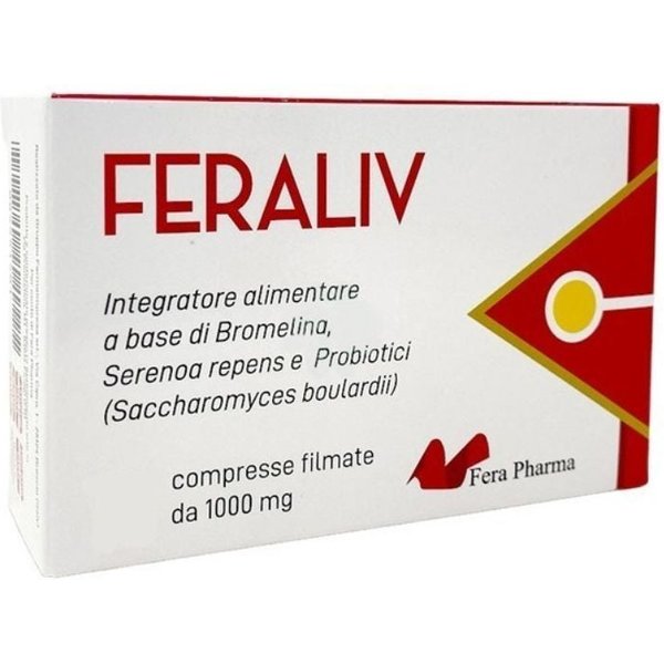 Fera Pharma Feraliv Integratore Alimentare, 60 Compresse-image