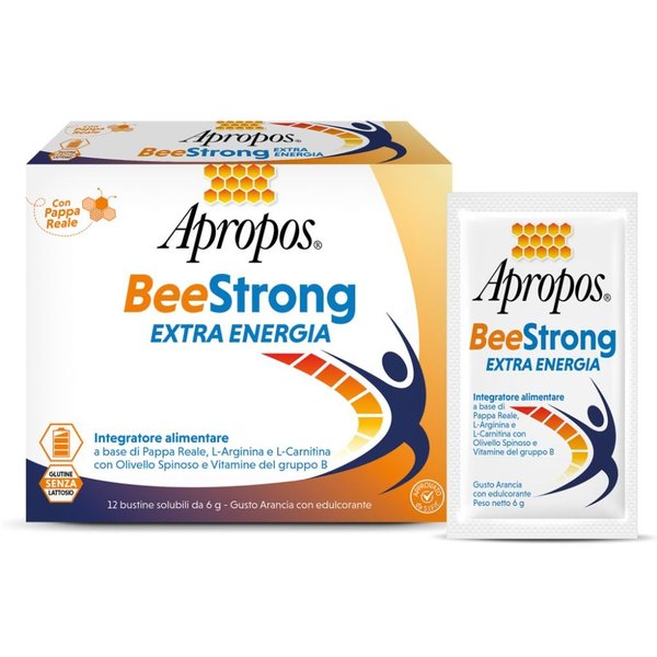 Apropos Bee - Strong Extra Energia Integratore Alimentare, 12 Bustine-image