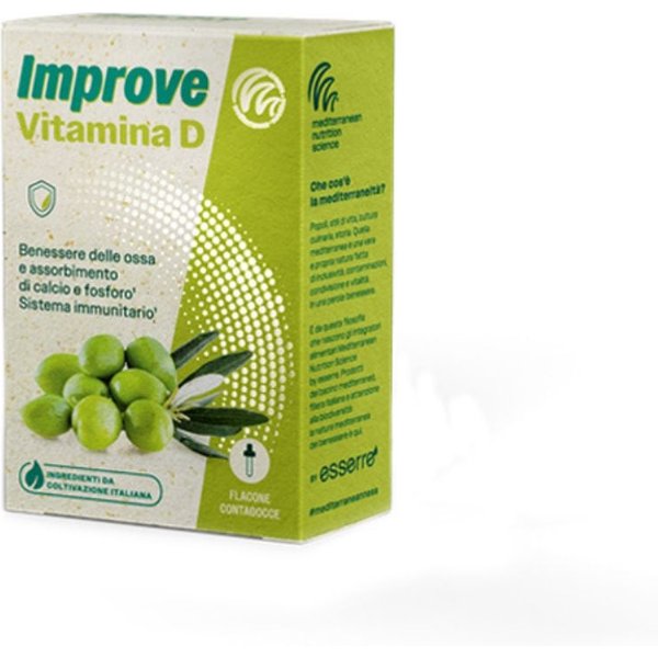 Esserre Improve - Vitamina D Integratore Alimentare Per Le Ossa, 21Ml-image