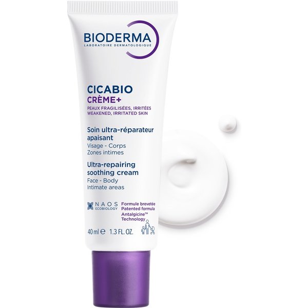 Bioderma Cicabio - CrèMe+ Crema Lenitiva Riparatrice Per Pelle Indebolita E Irritata, 40Ml-image