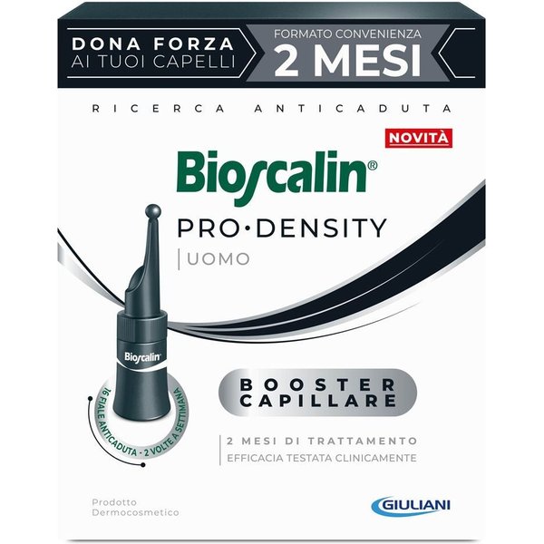 Bioscalin Pro-Density Uomo - Booster Capillare Trattamento Anticaduta Capelli, 16 Fiale-image