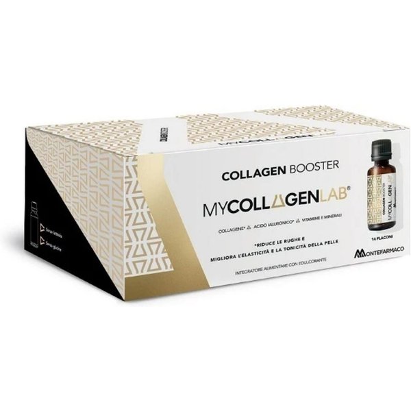 MyCollagenLab Collagen Booster Integratore Alimentare Anti Età, 14 Flaconcini-image