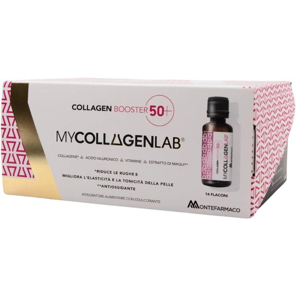 MyCollagenLab Collagen Booster 50+ Integratore Alimentare Anti Età, 14 Flaconcini-image
