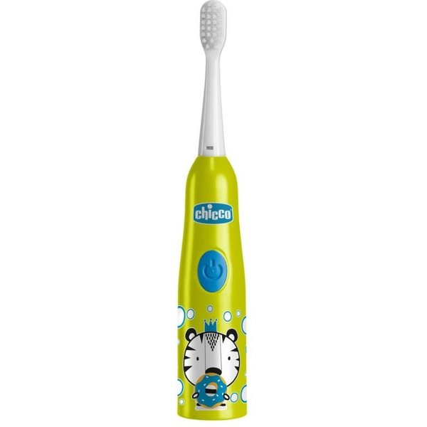 Chicco Spazzolino Elettrico 3+ Colore Giallo Tigre, 1 Pezzo-image