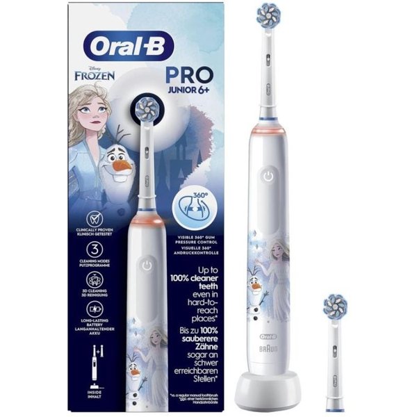 Oral-B Pro Junior 6+ Spazzolino Elettrico Ricaricabile Frozen-image