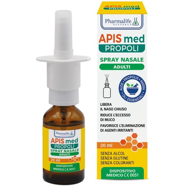 Pharmalife Research Apis Med Propoli Spray Nasale Adulti Dispositivo Medico, 20Ml-image