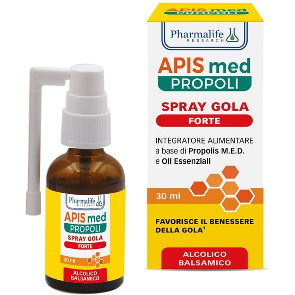 Pharmalife Research Apis Med Propoli Spray Gola Forte, 30Ml-image