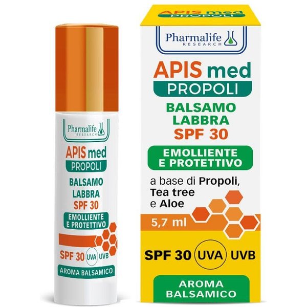 Pharmalife Research Apis Med Propoli - Balsamo Labbra SPF30, 5,7Ml-image