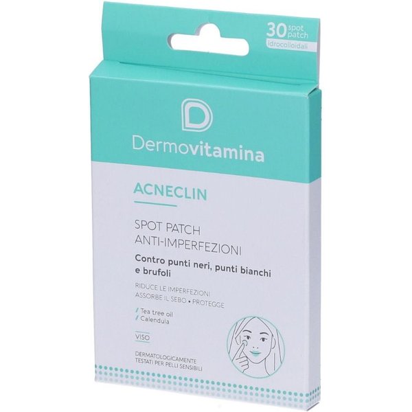 Dermovitamina Acneclin - Spot Patch Anti-Imperfezioni Cerotti, 30 Spot Patch-image