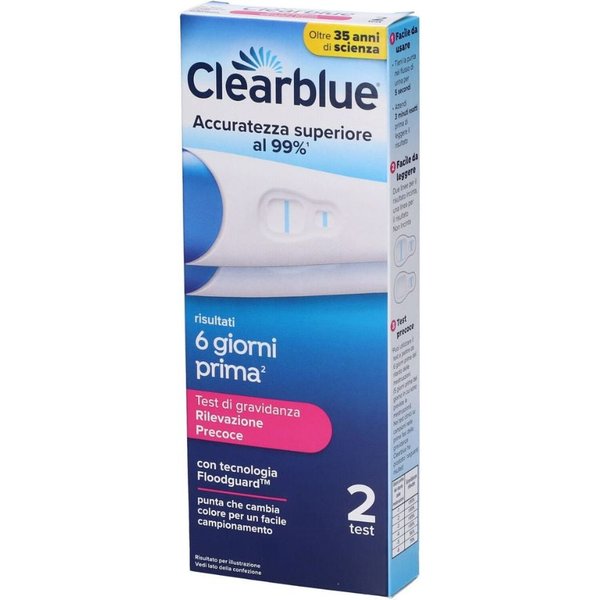 Clearblue Test Di Gravidanza Rilevazione Precoce, 2 Test-image