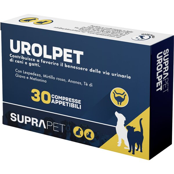 Suprapet Urolpet Cani E Gatti Integratore Vie Urinarie, 30 Compresse-image