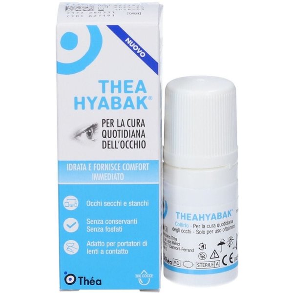 Thea Theahyabak Soluzione Oftalmica Per Occhi Secchi E Lenti A Contatto, 10Ml-image