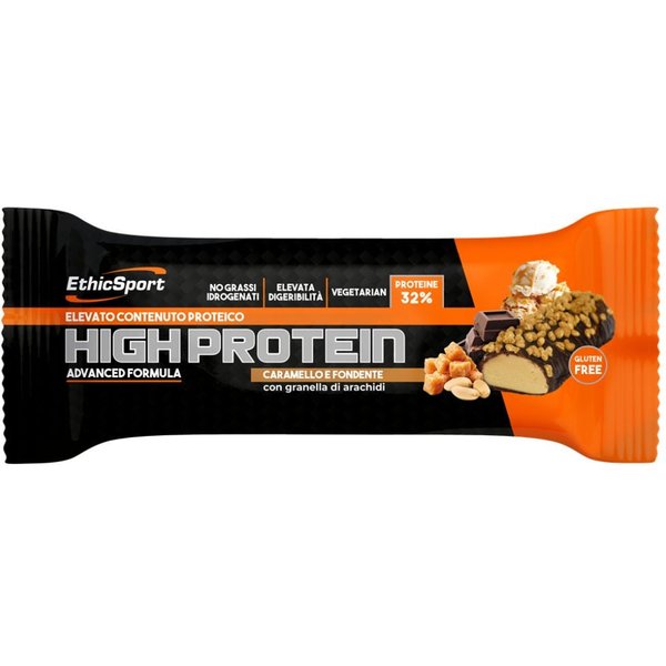 Ethicsport High Protein - Barretta Proteica Gusto Caramello E Fondente, 45G-image
