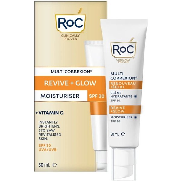 Roc Multi Correxion - Revive + Glow Crema Idratante SPF30, 50Ml-image