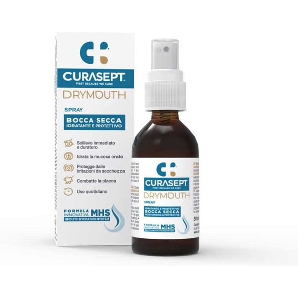 Curasept Drymouth - Spray Idratante E Protettivo Per Bocca Secca, 50Ml-image