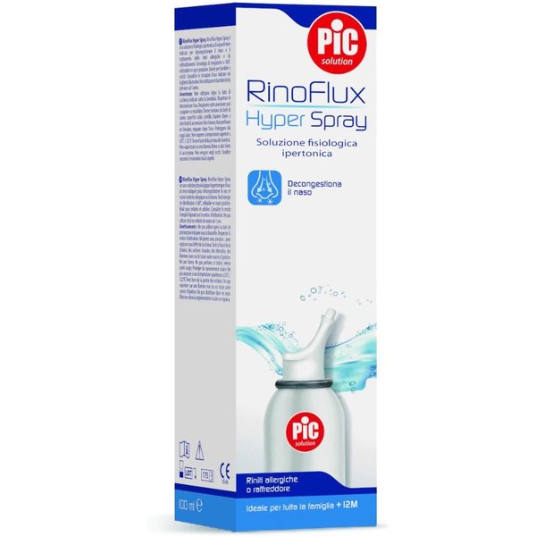PIC Rinoflux+ Iso Spray Soluzione Fisiologica Isotonica, 100Ml-image