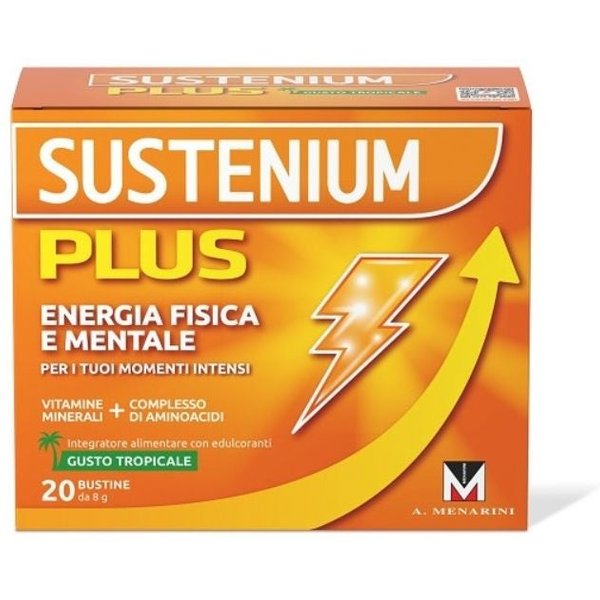 Sustenium Plus Integratore Alimentare Gusto Tropicale, 20 Bustine-image