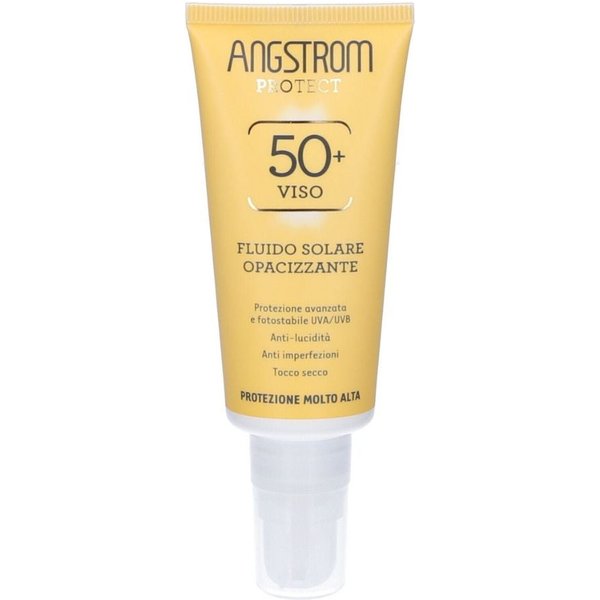 Angstrom Protect Fluido Viso Solare Opacizzante SPF50+, 50Ml-image