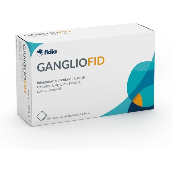 Fidia Gangliofid Integratore Alimentare Funzionalità Neuronale, 30 Compresse Masticabili-image