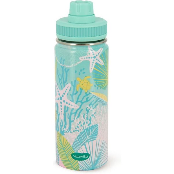 Neavita Twice - Bottiglia Thermos Limited Edition Love Nature Colore Celeste, 1 Pezzo-image